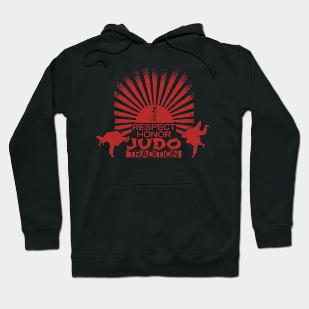 Judo Respect Honor Tradition Martial Arts Japan Hoodie by Print-Dinner